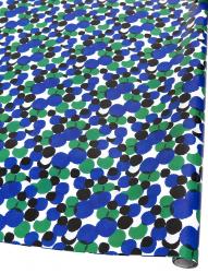 Подарочная дизайнерская бумага в листах 70см х 100см с рисунком "черничные горошины".