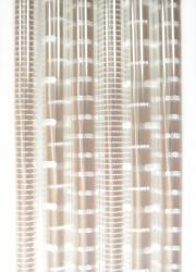 Плёнка подарочная прозрачная с белым рисунком 70см