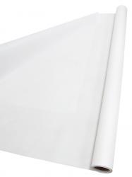 Флористическая матовая плёнка однотонная Корея 65мкм., 58см*10м, цвет Белый.