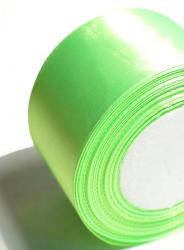 Лента атласная 48мм х 23м ярко-салатовая №51 (8294)